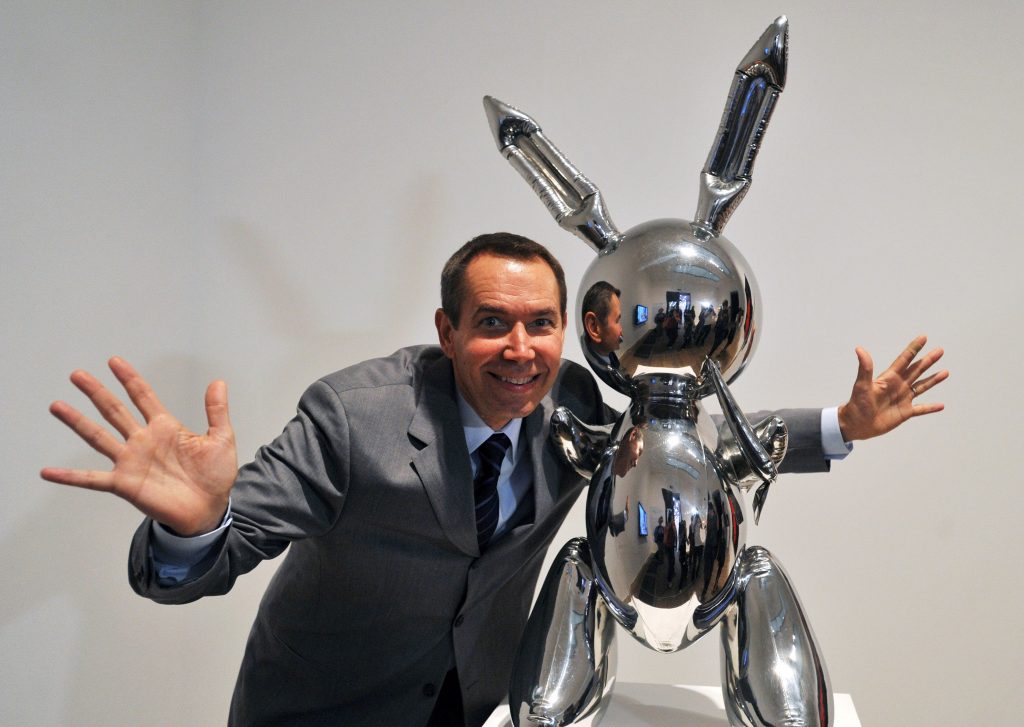10 Most Expensive Artworks by Living Artists: Jeff Koons, Rabbit, 1986.