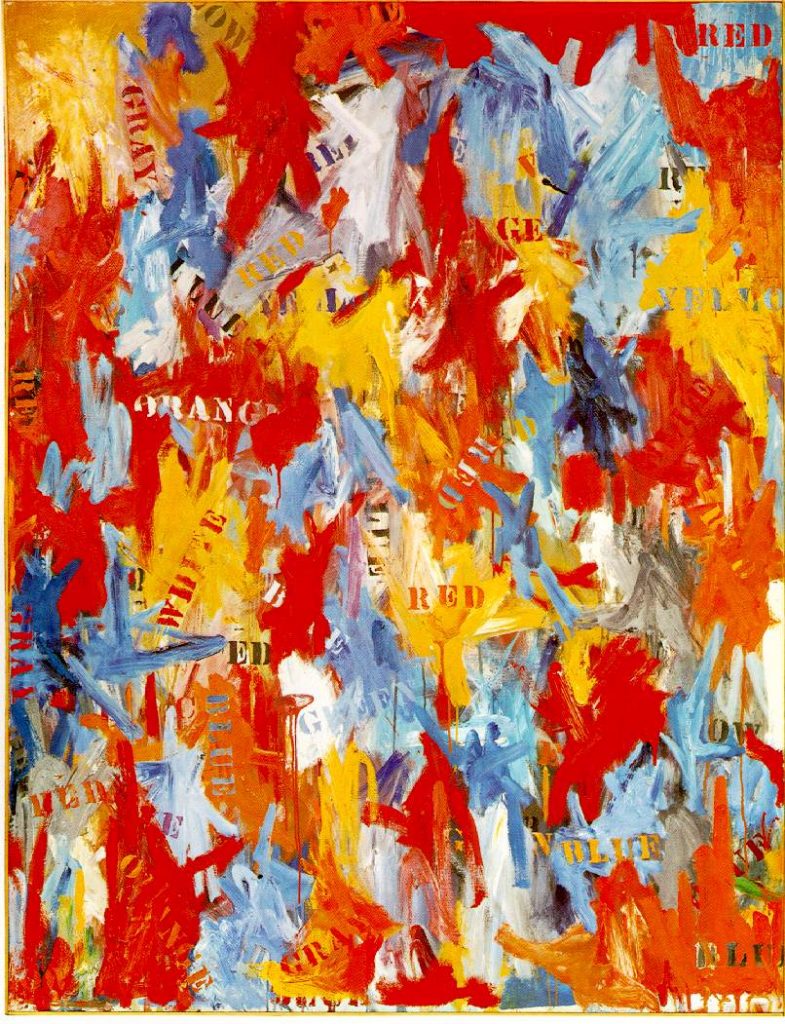 Jasper Johns, False Start, 1959, Anne and Kenneth Griffin Collection.