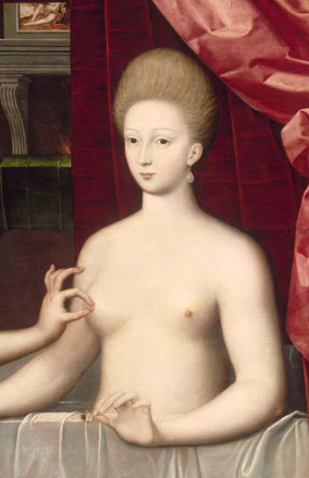 Fontainebleau School, Portrait of Gabrielle d'Estrees