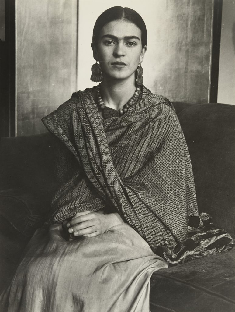 female photographers: Imogen Cunningham, Frida Rivera, 1931, Museum of Modern Art, New York, NY, USA. Museum’s website.
