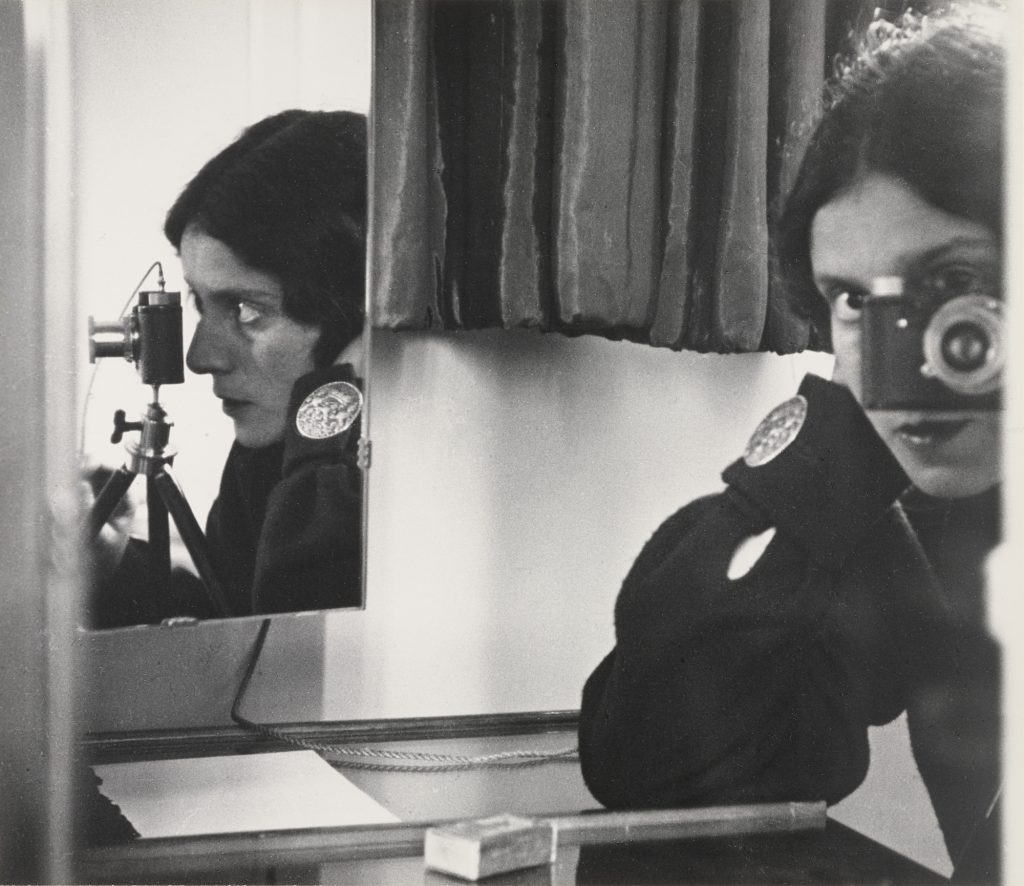 female photographers: Female photographers: Ilse Bing, Self-Portrait in Mirrors, 1931, Museum of Modern Art, New York, NY, USA. Museum’s website.
