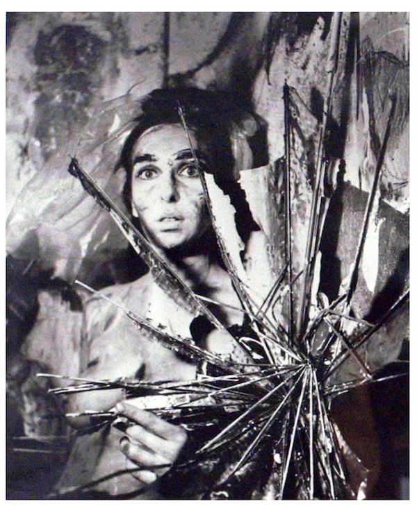 witches, witchcraft, Carolee Schneeman, Eye Body no 24, 1963