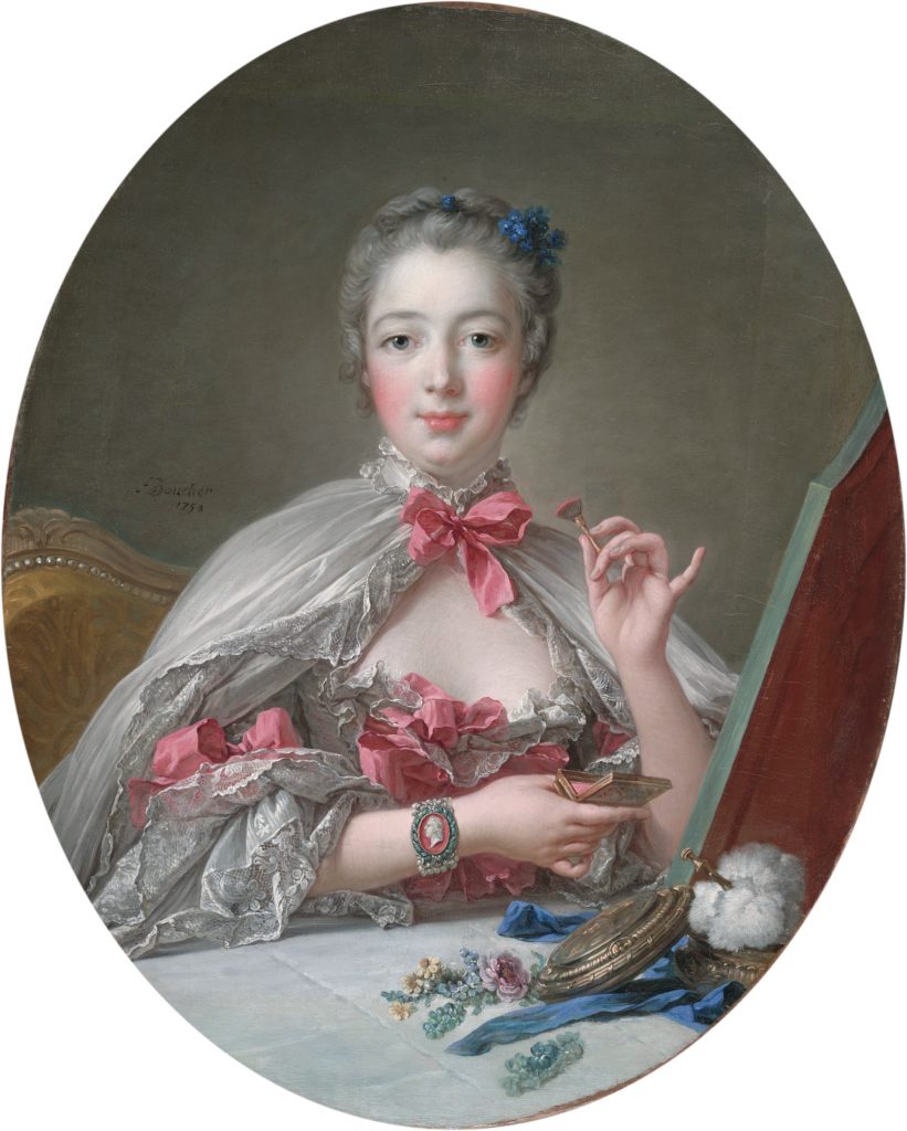 François Boucher, Madame de Pompadour at Her Toilette, 1758, Fogg Museum, Cambridge, Massachusetts, USA.