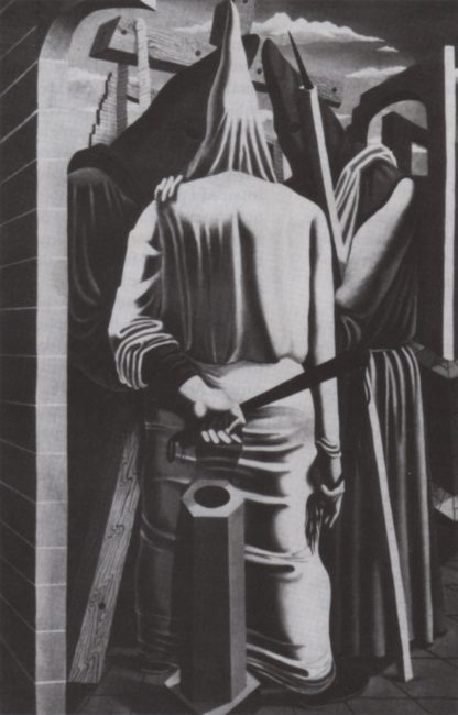 Philip Guston: Philip Guston, The Conspirators, 1932. Reuben Kadish Art Foundation.
