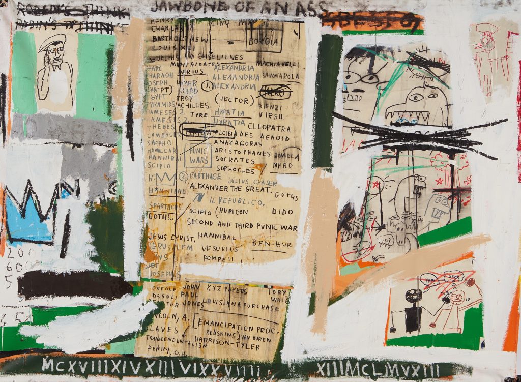 Jawbone of an Ass, 1982 © The Estate of Jean-Michel Basquiat Licensed by Artestar, New York