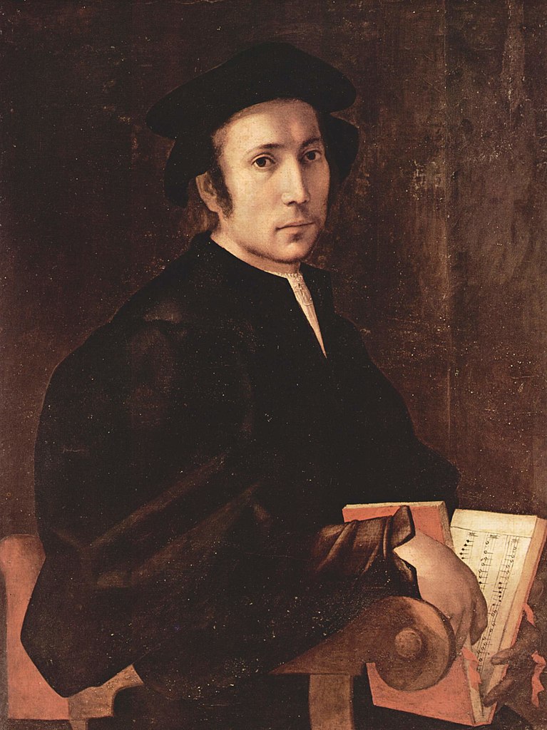 Pontormo: Pontormo, Portrait of a Musician, 1519, Uffizi Gallery, Florence, Italy.
