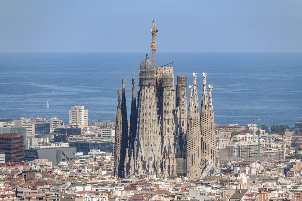 Sagrada Familia overlooking Barcelona, Sagrada Familia via Catalan News