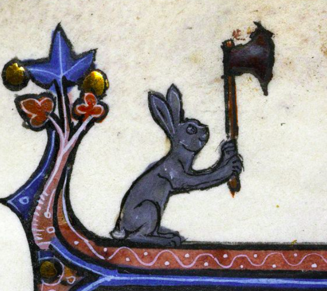 Most popular articles in DailyArt Magazine: Works of Aristotle with the commentary of Giles of Rome, killer rabbits