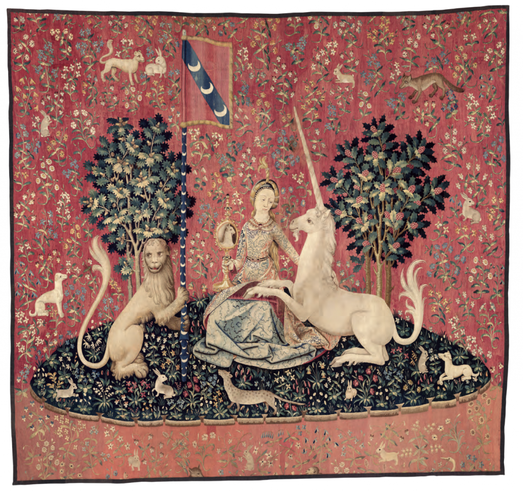 Sight, from The Lady and the Unicorn Tapestries