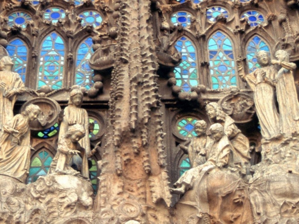 Antoni, Gaudí, The Nativity Façade of Sagrada Familia, Barcelona, Spain, TheBetterVacation