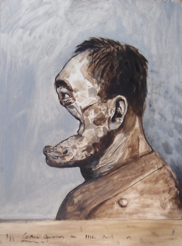 Stéphane Mandelbaum, Broken face. Artist's website.