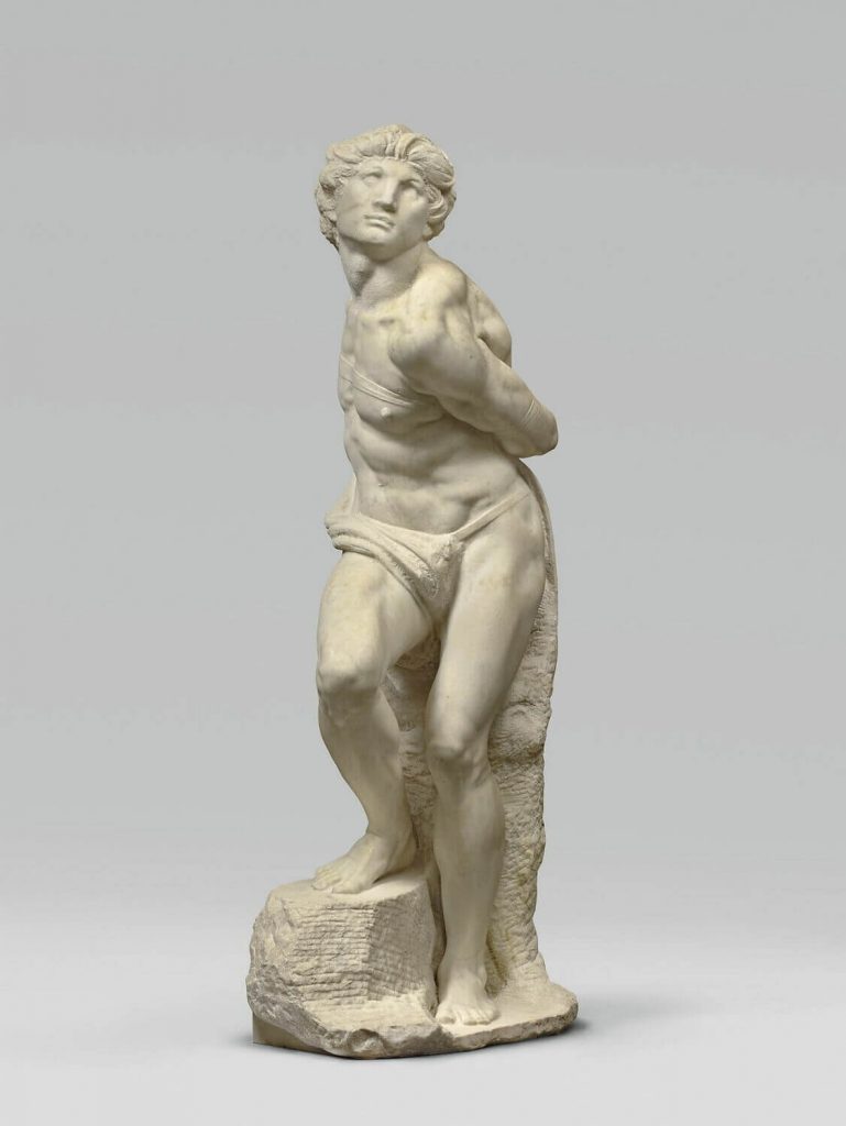 hidden gems: Michelangelo Buonarroti, Rebellious Slave, 1513-1515, Louvre.
