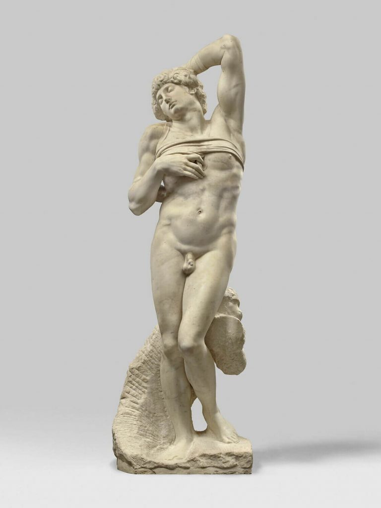 Louvre hidden gems: Michelangelo Buonarroti, Dying Slave, 1513-1515, Louvre, Paris, France.
