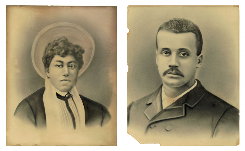 Portraits of John and Amelia Thomas