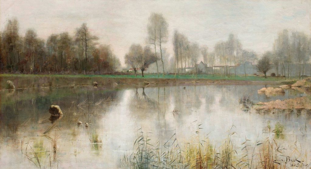 Julia Beck, Gréz par nemours (Seine et marne),1885.