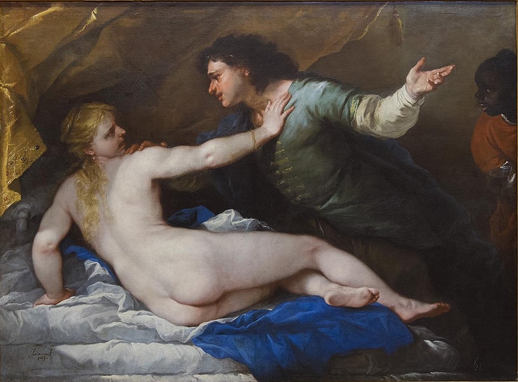 Lucrece: Luca Giordano, The Rape of Lucretia, 1663, Museo di Capodimonte, Naples, Italy.
