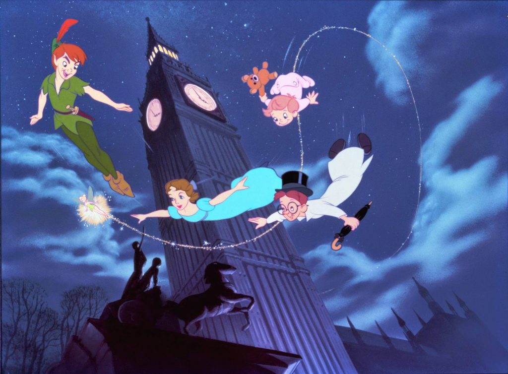 Mary Blair: Movie still from Peter Pan, directed by Hamilton Luske, Clyde Geronimi, Wilfred Jackson, 1953. Daily Constitutional.
