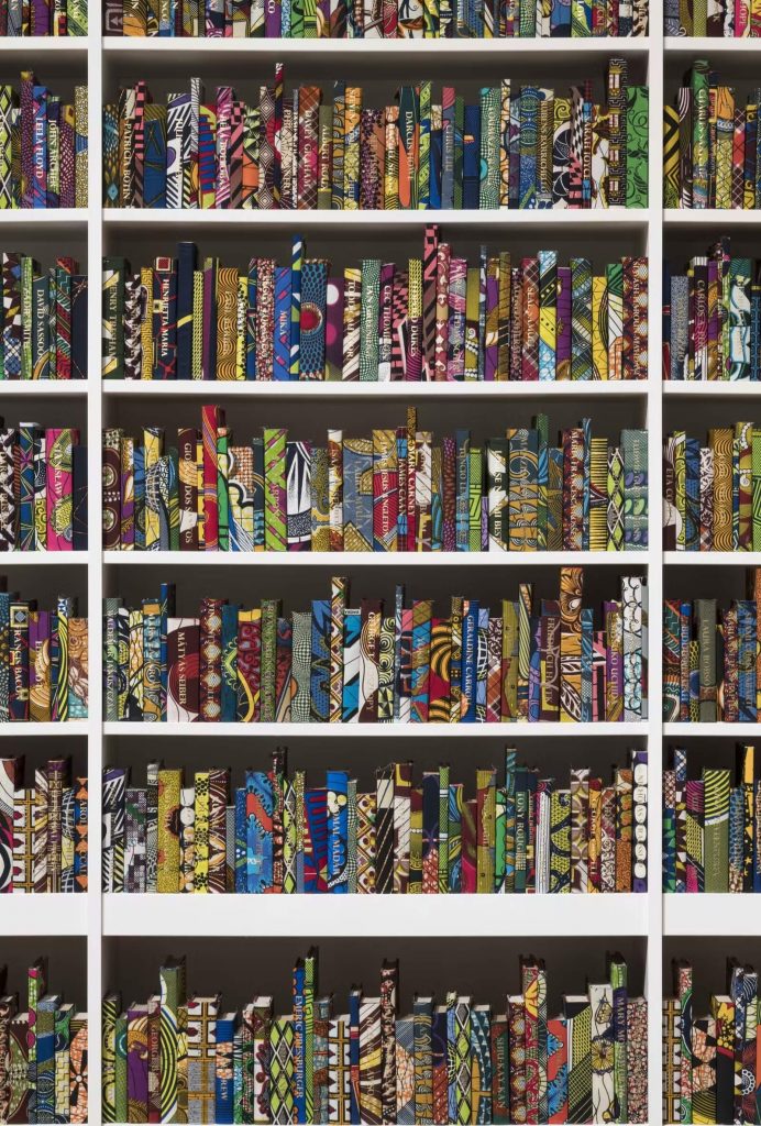 contemporary african artists: Contemporary African artists: Yinka Shonibare, The British Library, 2014, Tate Modern, London, UK. Photo by Oliver Cowling.
