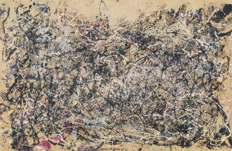 Abstract Expressionism: Jackson Pollock, Number 1A, 1948, The Museum of Modern Art, New York, NY, USA.
