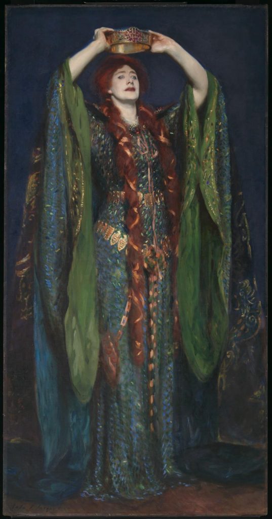 Shakespeare in Art: John Singer Sargent, Ellen Terry as Lady Macbeth, 1889, Tate Britain, London, UK.