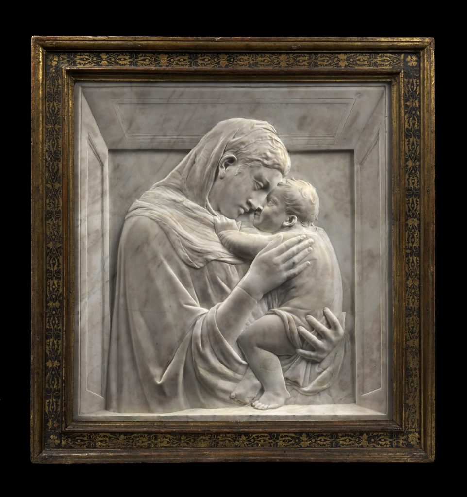 Donatello exhibition: Donatello, Pazzi Madonna, c. 1420, Bode Museum, Berlin