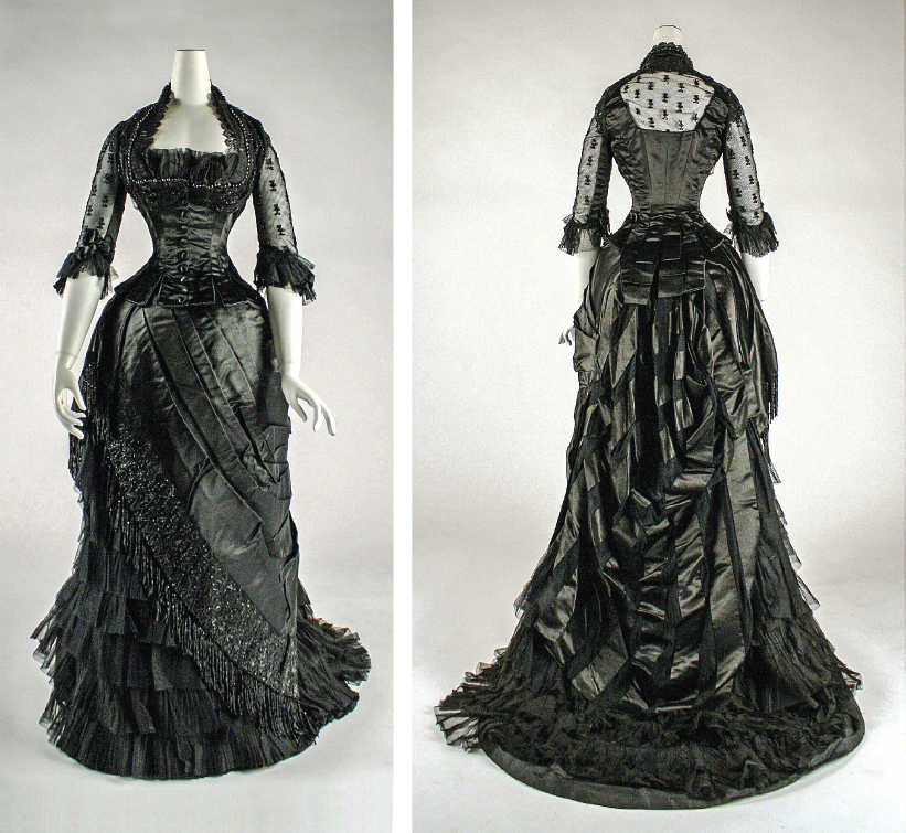 dressing up elizabeth block, US or Europe, Dress, 1881-1884. The Metropolitan Museum of Art, New York, USA. Dressing Up, The women Who Influenced Fashion, p. 202.