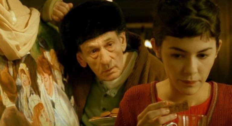 Amélie Luncheon of the Boating Party: Movie still from Amélie with Renoir’s Luncheon of the Boating Party, directed by Jean-Pierre Jeunet, 2001. Medium.
