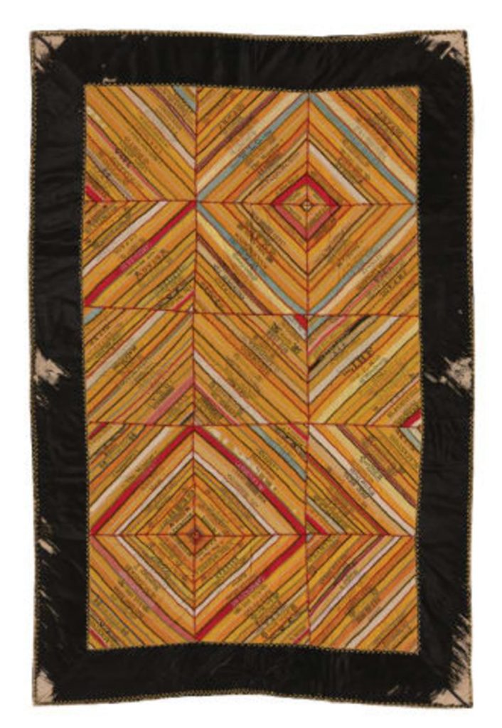 Amish quilts: Stripes (Cigar Ribbons), circa 1890-1910, Jonathan Holstein and Gail van der Hoof collection, Cazenovia, NY, USA. International Quilt Museum.
