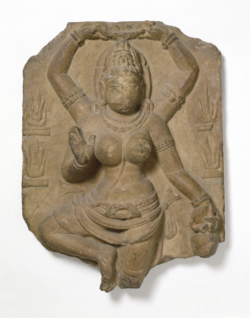 iconography of parvati: Parvati’s Penance (Relief Panel), ca. 8th century, Victoria & Albert Museum, London, UK.
