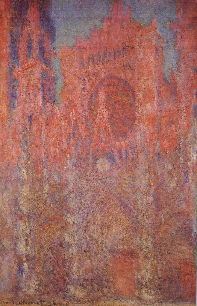 Claude Monet paintings: Claude Monet, Rouen cathedral, portal, Pola Museum of Art, Hakone, Japan.
