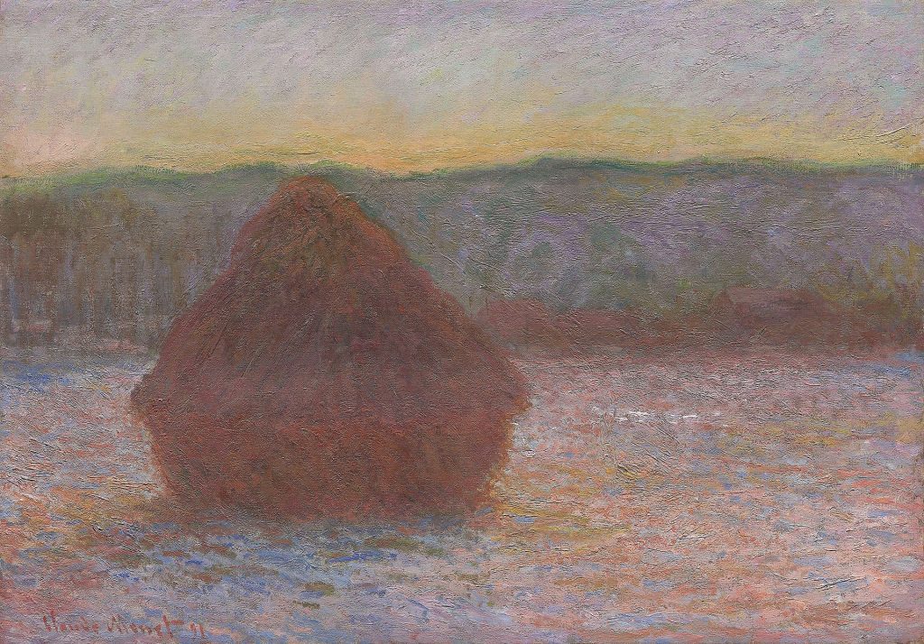 Claude Monet paintings: Claude Monet, Grainstack, thaw, sunset, 1890-1891, Art Institute of Chicago, United States of America.

2.12.0.0
