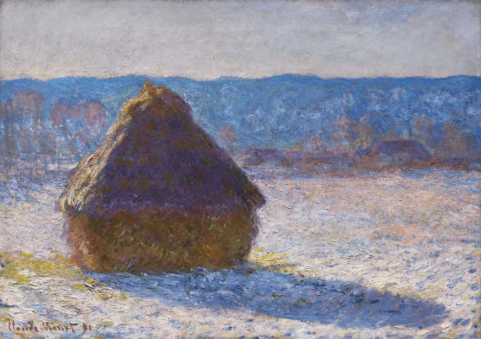 Claude Monet painting: Claude Monet, Grainstack in the morning, snow effect, 1890-1891, Museum of Fine Arts, Boston, United States of America.

2.12.0.0
