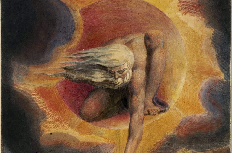 ancient of days William Blake: William Blake The Ancient of Days, from Europe a Prophecy, 1794, watercolor etching, The British Museum, London, UK. Detail. Museum’s website.
