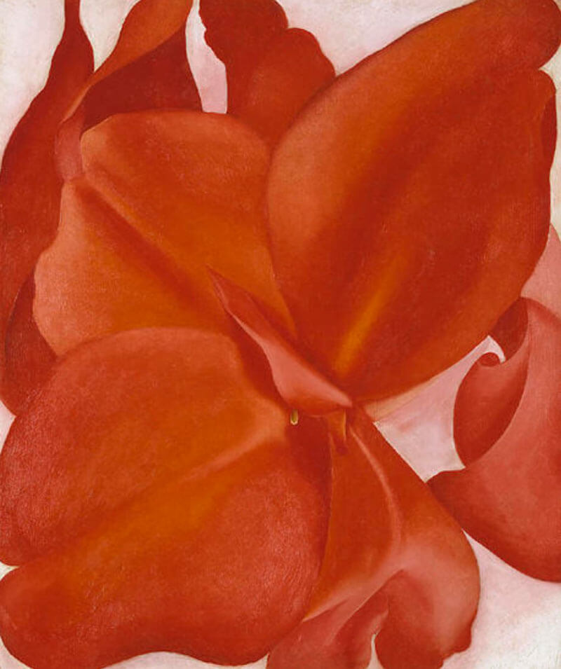 artsy advent calendar: Artsy Advent Calendar: Georgia O’Keeffe, Red Cannas, 1927, Amon Carter Museum, Fort Worth, TX, USA.
