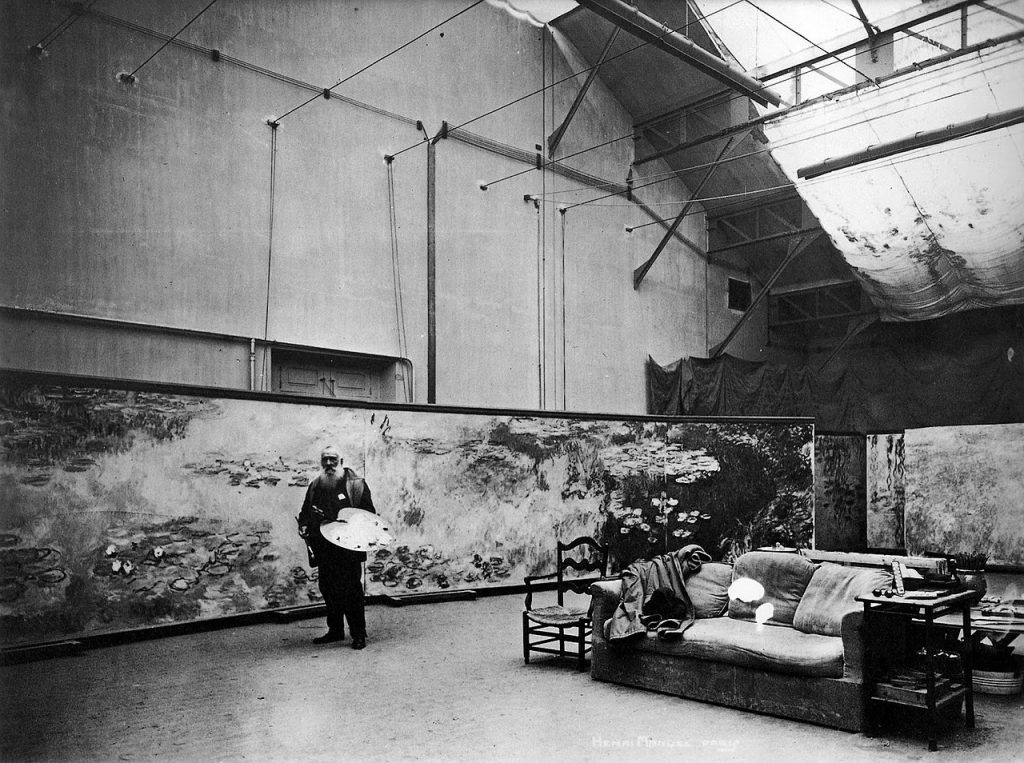 Claude Monet and the painting of the Water Lilies.