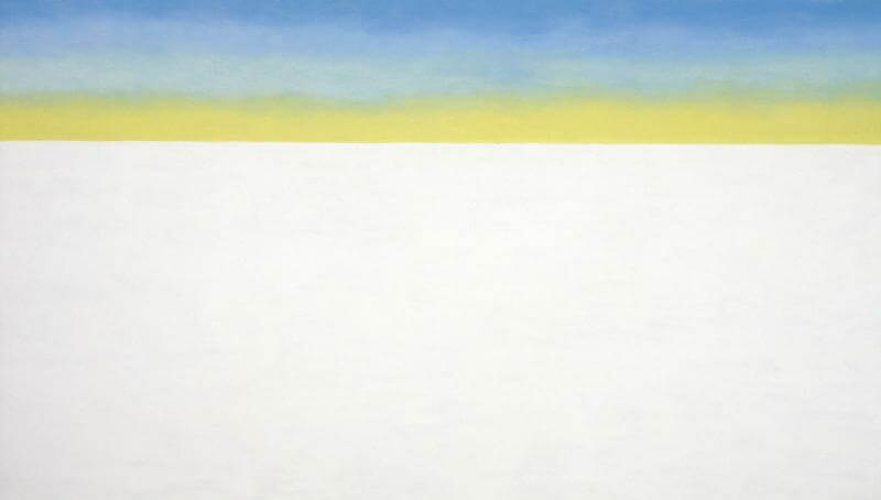 Georgia O’Keeffe, Sky Above Clouds - Yellow Horizon and Clouds, 1976 - 1977