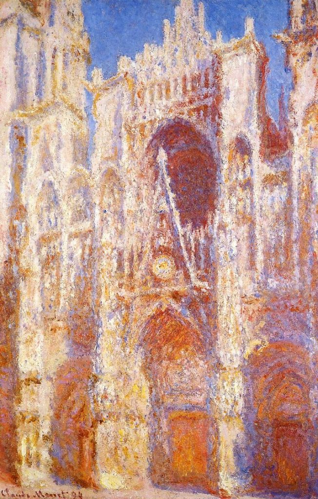Claude Monet paintings: Claude Monet, The portal in the sun, 1892, private collection.
