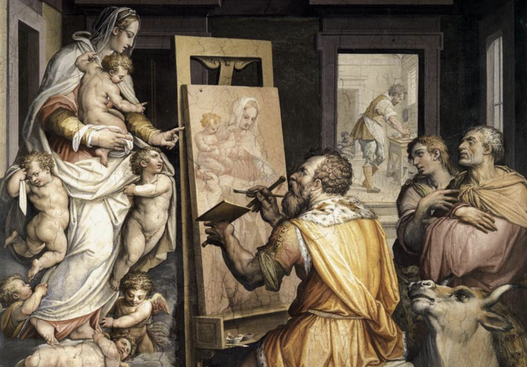 Giorgio Vasari, St Luke Painting the Virgin