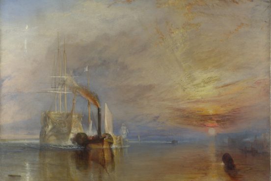 Rivers in paintings: J.M.W. Turner, The Fighting Temeraire, 1839, National Gallery, London, UK.