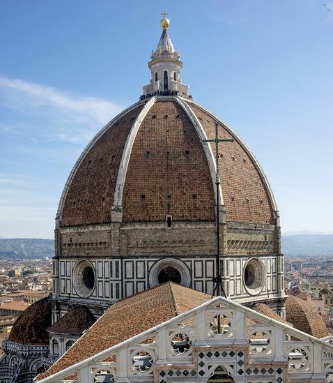 Giorgio Vasari: Filippo Brunelleschi, Cathedral Santa Maria de Fiore, 1436, Duomo of Florence, Florence, Italy. Museum website.
