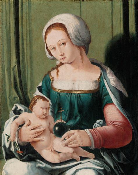 worst works by famous artists: Lucas van Leyden, Virgin and Child, 1530, Rijksmuseum, Amsterdam, Netherlands.