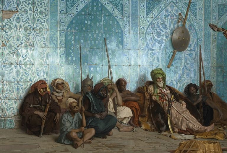 Orientalism: Jean-Léon Gérôme, The Snake Charmer, 1880, Sterling and Francine Clark Art Institute, Williamstown, MA, USA. Detail.
