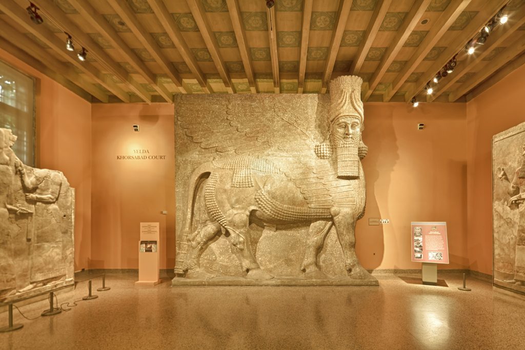 lamassu: Human-Headed Winged Lion (Lamassu), ca. 883–859 BCE, The Oriental Institute of the University of Chicago, Chicago, IL, USA.
