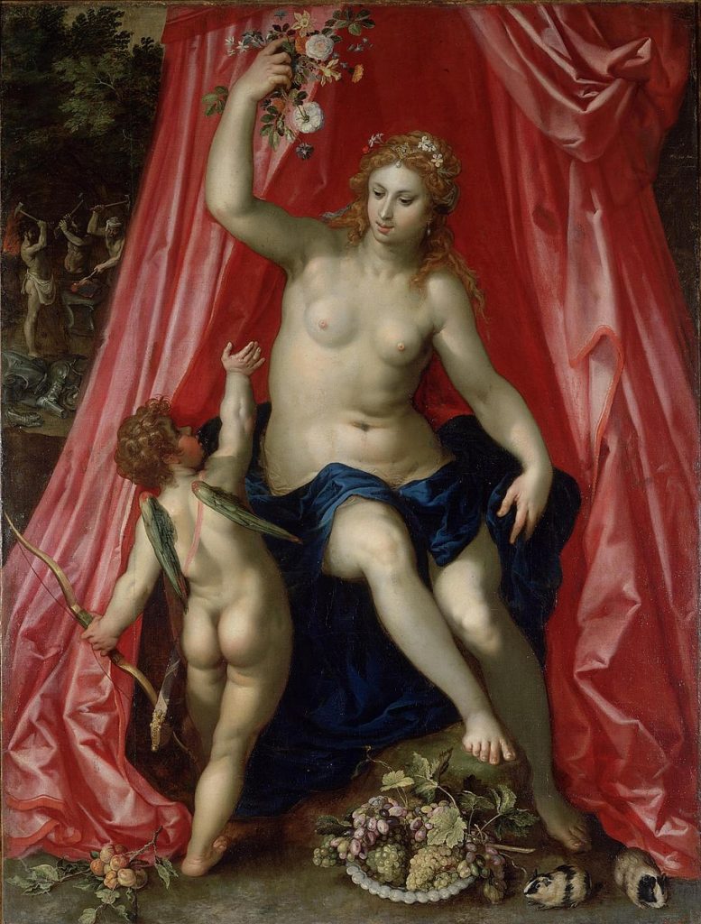 Pets in Art: Venus and Cupid