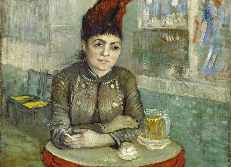 Agostina Segatori: Vincent van Gogh, In the Café: Agostina Segatori in Le Tambourin, 1887, Van Gogh Museum, Amsterdam, Netherlands. Detail.
