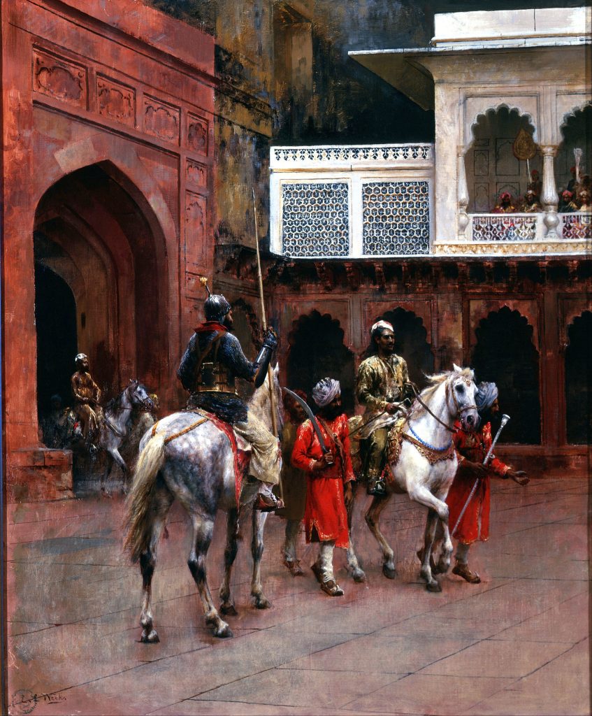 Edwin Lord Weeks, Indian Prince, Palace of Agra, ca. 1883/1893. Google Arts & Culture via Berkshire Museum.