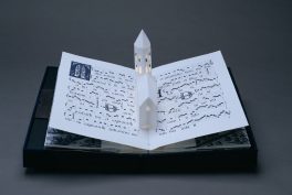 Pop-up books: Carol Barton, Five Luminous Towers: A Book to be Read in the Dark, 2001, National Museum of Women in the Arts, Washington, DC, USA. Photo by Lee Stalsworth.