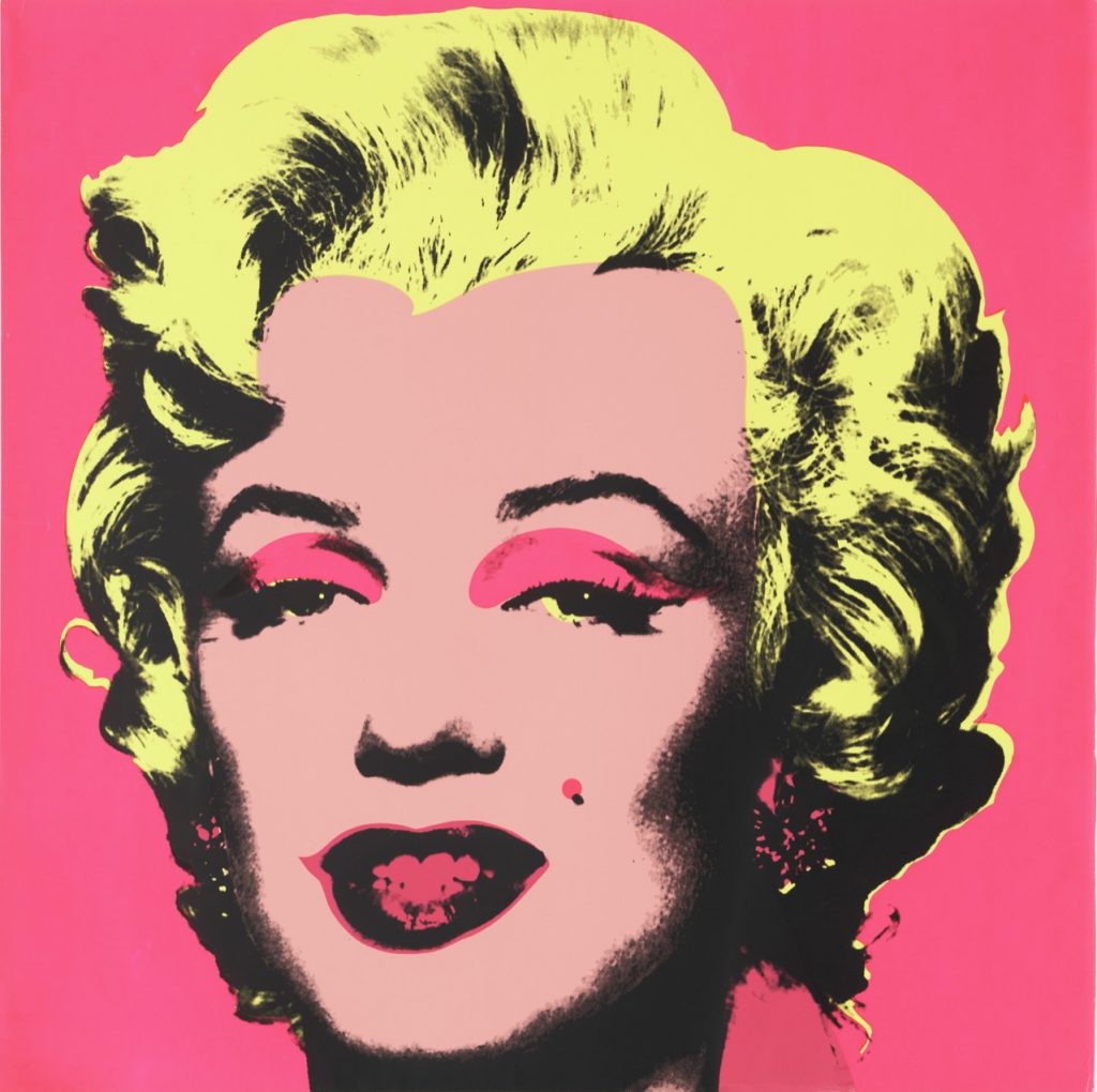 fashion icons in art: Fashion icons in art: Andy Warhol, Marilyn Monroe, 1967, Museum of Modern Art, New York, NY, USA. Museum’s website.
