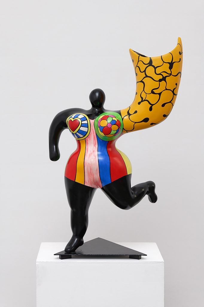 Niki de Saint Phalle paradis: Niki de Saint Phalle, Ange vase, 1993. Photo courtesy of Opera Gallery.
