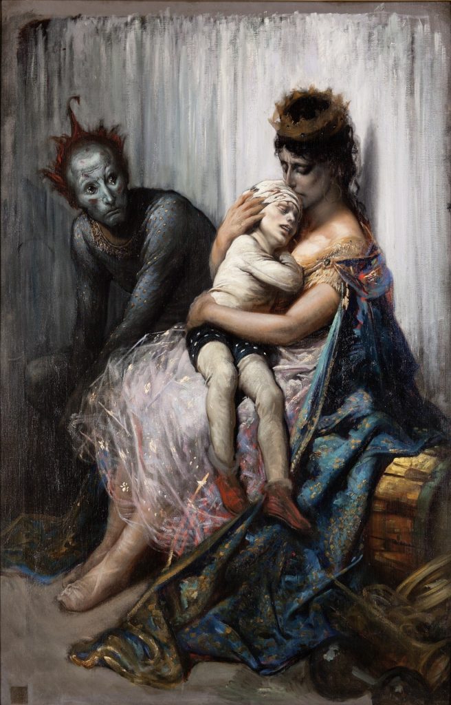 The Family of Street Acrobats The Injured Child, by Gustave Dore Denver Art Museum
